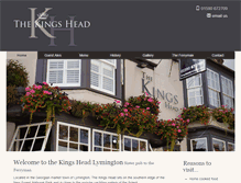 Tablet Screenshot of kingsheadlymington.com